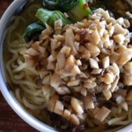 台湾素食（精進料理）の担仔麺（タンツーメン）