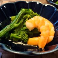 菜の花とえびのお浸し
