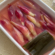 昆布だしが決め手のみょうがの甘酢漬け