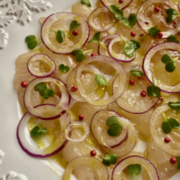 昆布締めカルパッチョ