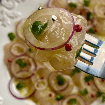 昆布締めカルパッチョ