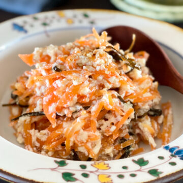 にんじんの白和え