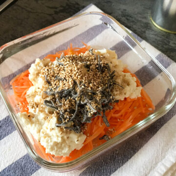 にんじんの白和え