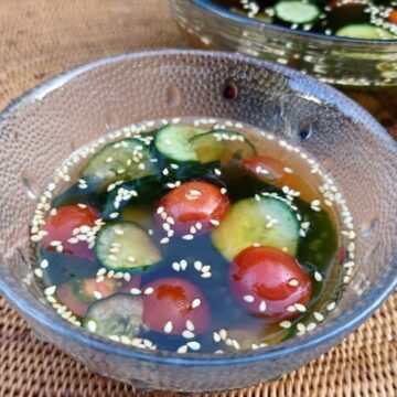 トマトときゅうりのスープ